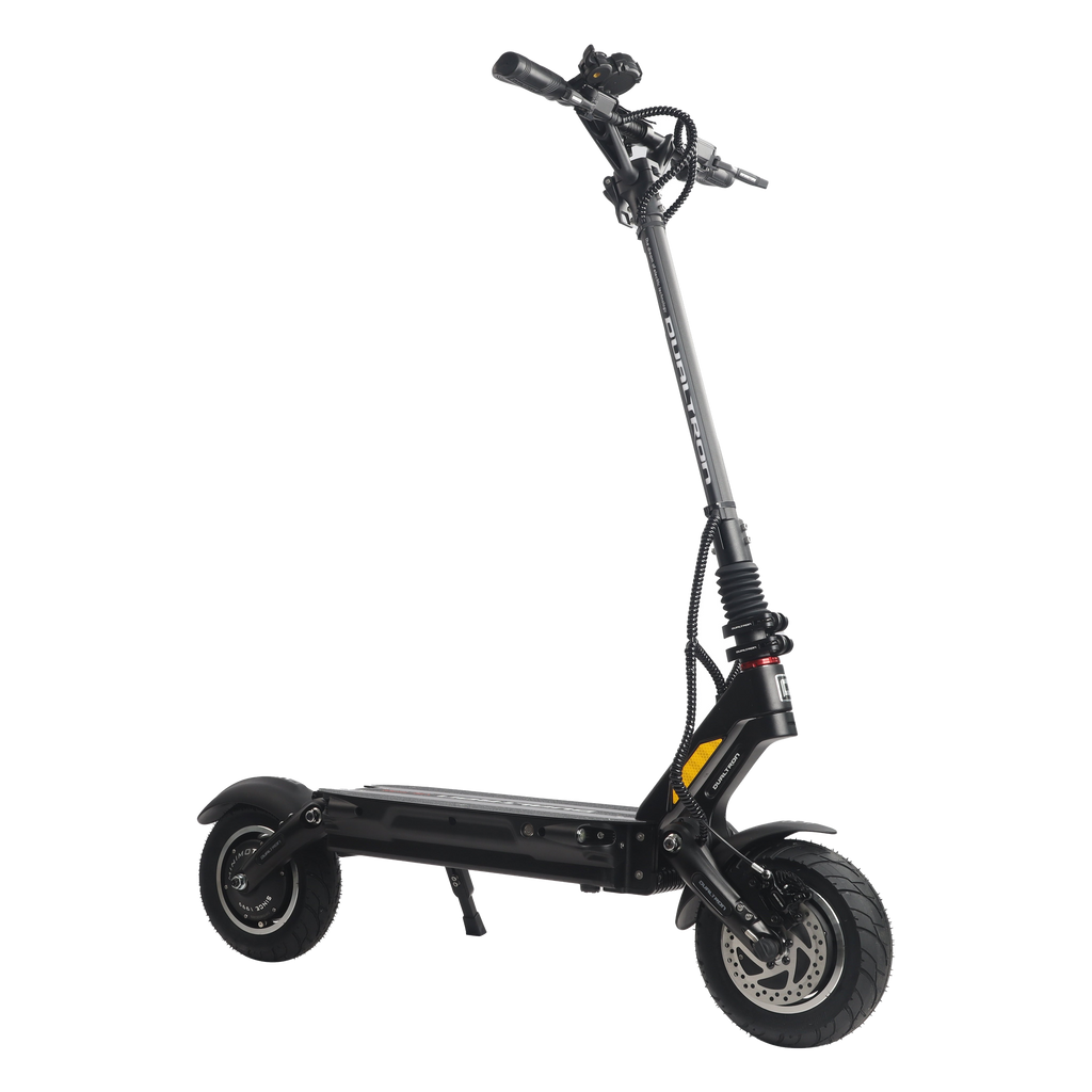 Dualtron Victor Ltd electric scooter, left side three-quarter view