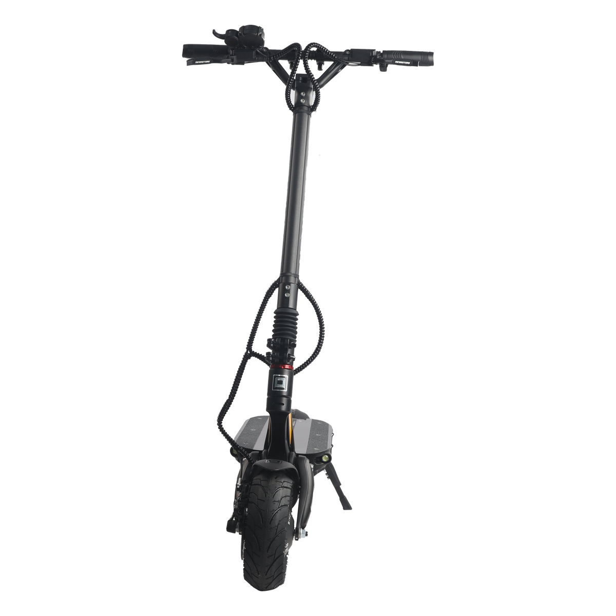 Dualtron Victor Ltd electric scooter, straight-on front view